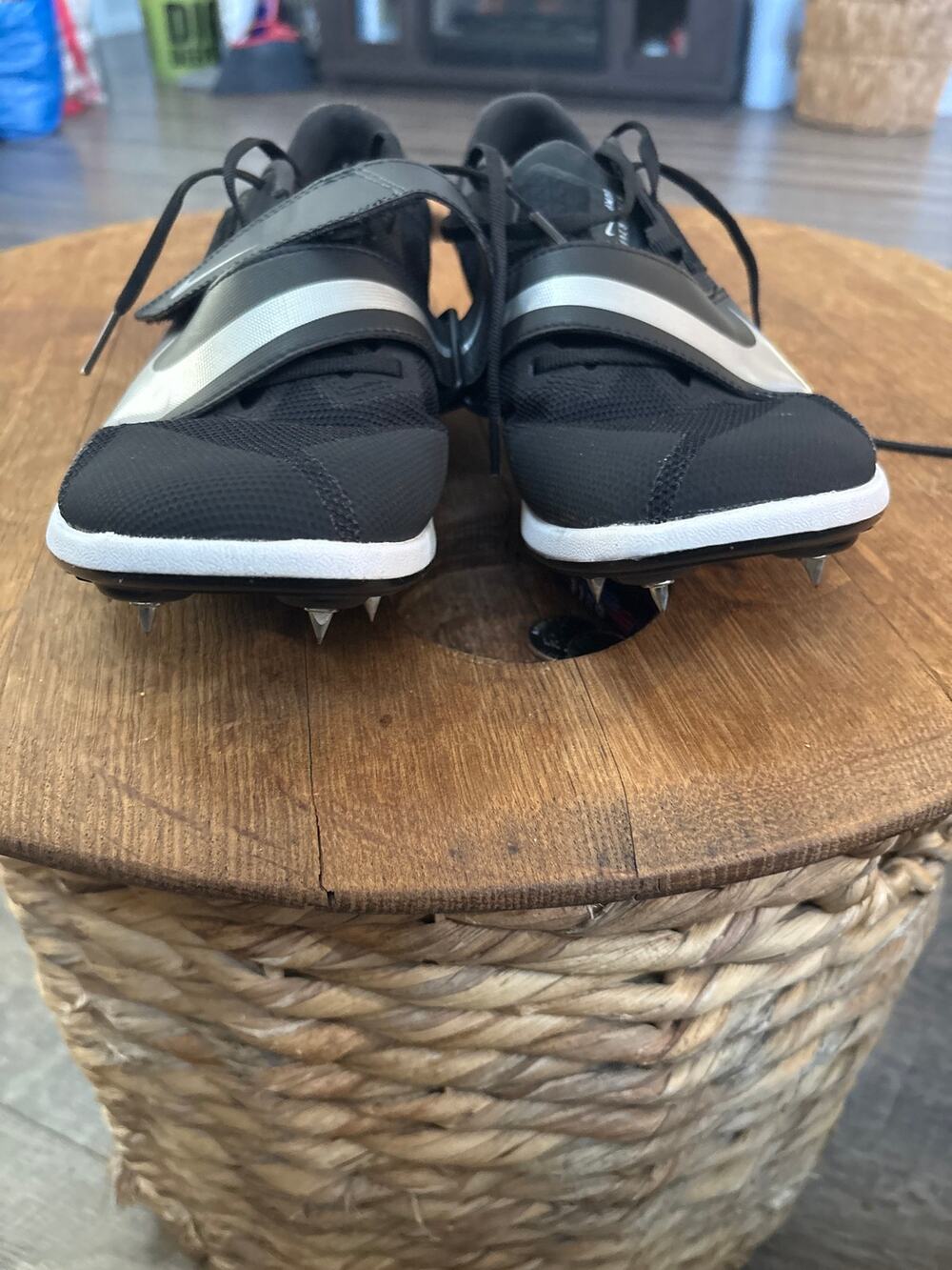 Nike Zoom Rival Jump Track & Field Spikes Black Silver DR2756-001 Men's Size 8.5